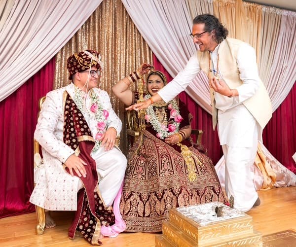 Anuj and Sophia wedding ceremony